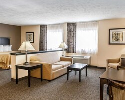 Suite, 2 Queen Beds, Non Smoking | Individually decorated, desk, laptop workspace, blackout drapes