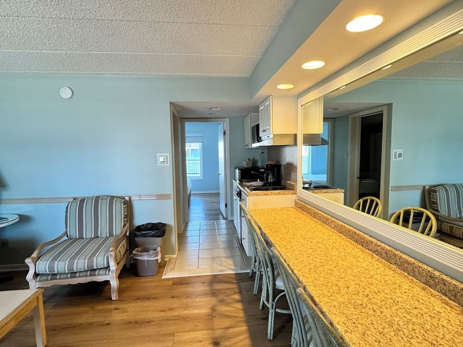 Suíte | Área de estar | TV de tela plana, DVD player