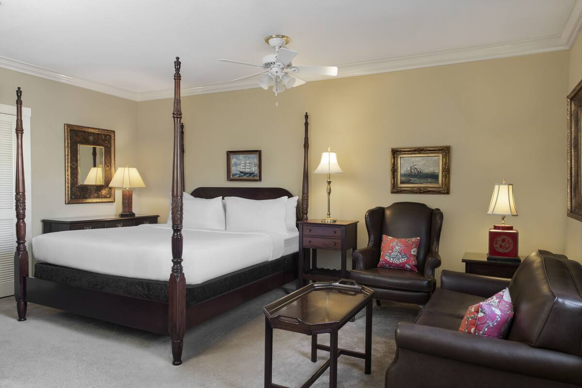 deluxe king exterior view | in-room safe, individually decorated, individually furnished