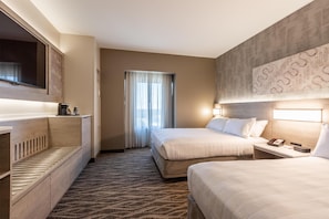 Premium bedding, pillowtop beds, in-room safe, individually furnished