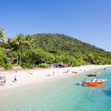 On the beach, snorkeling, kayaking, fishing