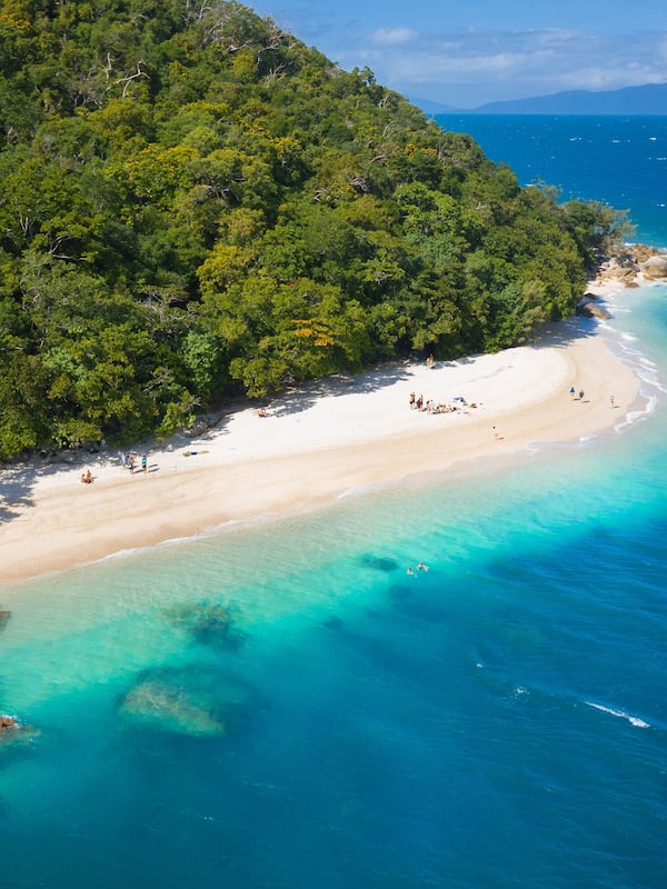 On the beach, snorkeling, kayaking, fishing