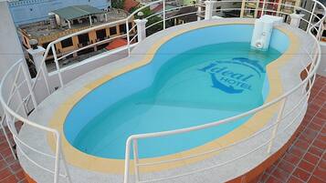 Indoor pool, outdoor pool