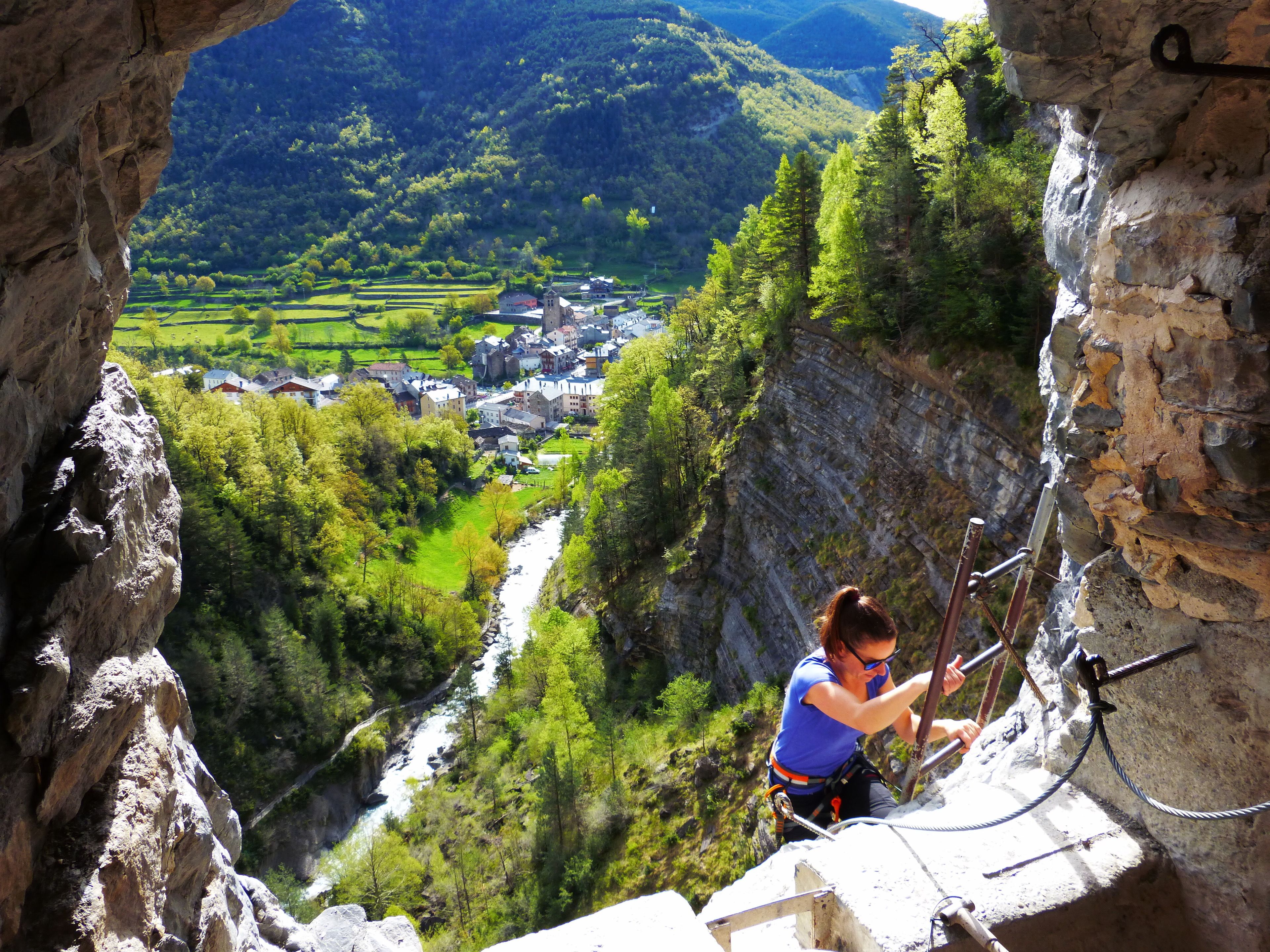 outdoor rock climbing