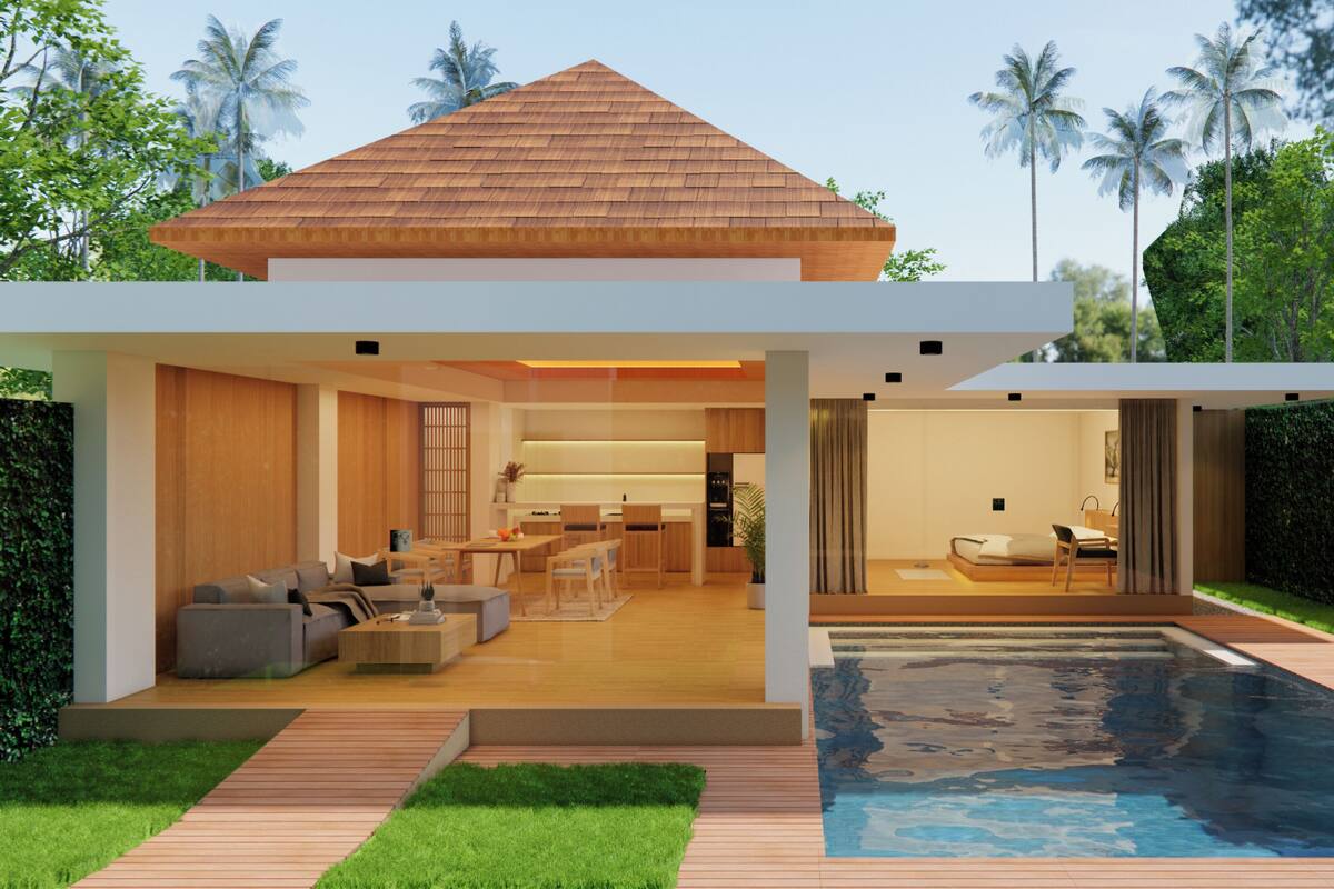 Villa, 1 soverom | Privat basseng