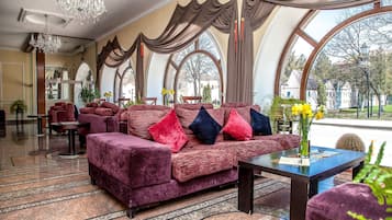 Sitteområde i lobbyen