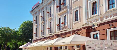 Façade de l’hébergement