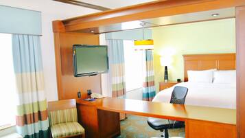 Studio, 1 King-Bett | Businesscenter im Zimmer