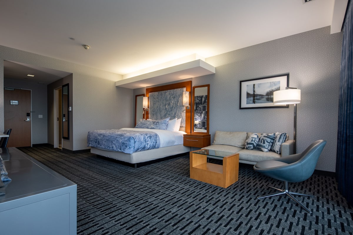 deluxe room, 1 king bed | hypo-allergenic bedding, down duvets, pillow-top beds, in-room safe