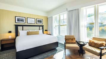 Room, 1 Katil Raja (King), Accessible, Non Smoking | Peralatan tempat tidur premium, gebar bulu kapas, tilam berlapik