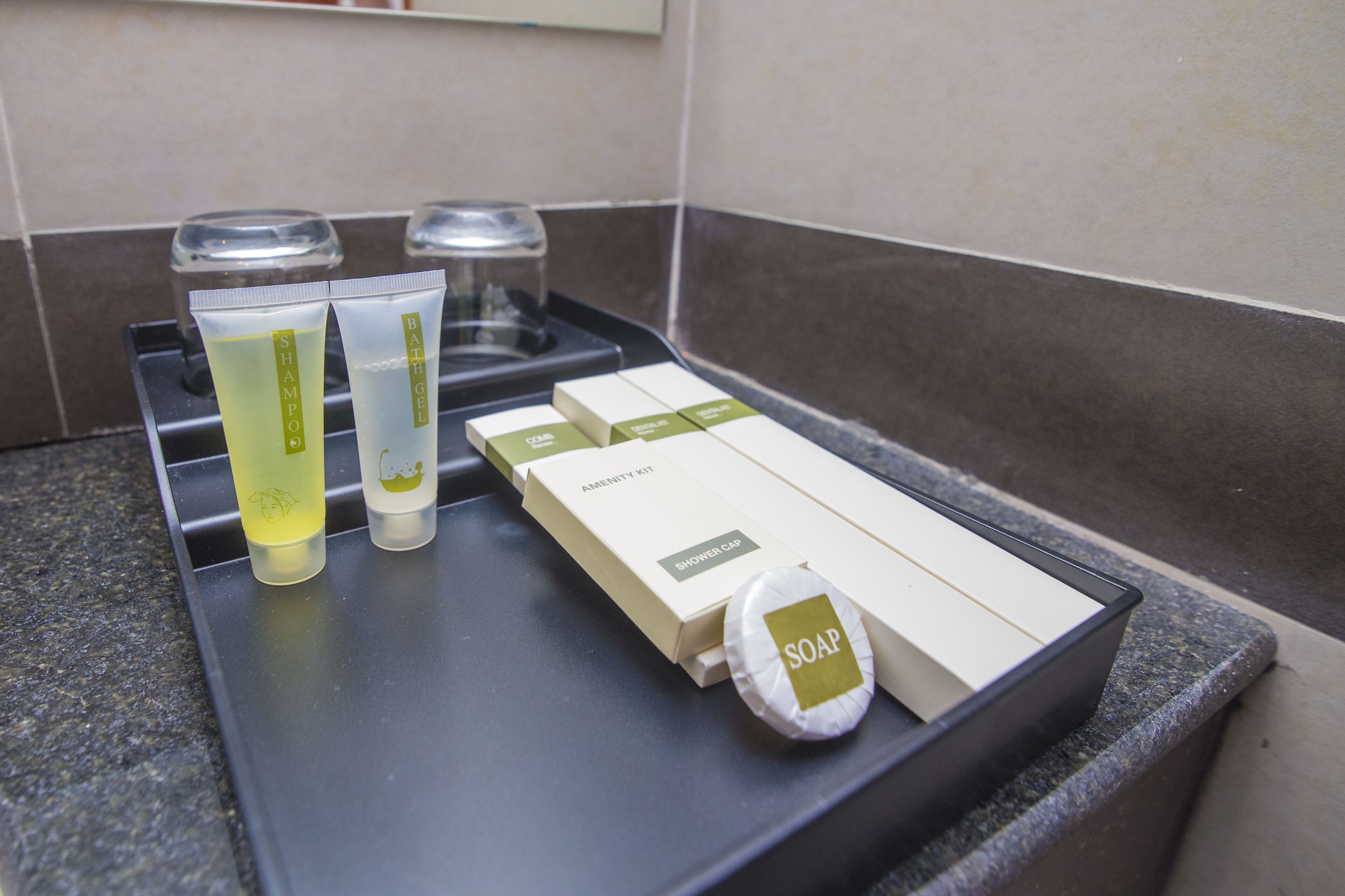 premier deluxe twin | bathroom | combined shower/bathtub, free toiletries, hair dryer, bathrobes