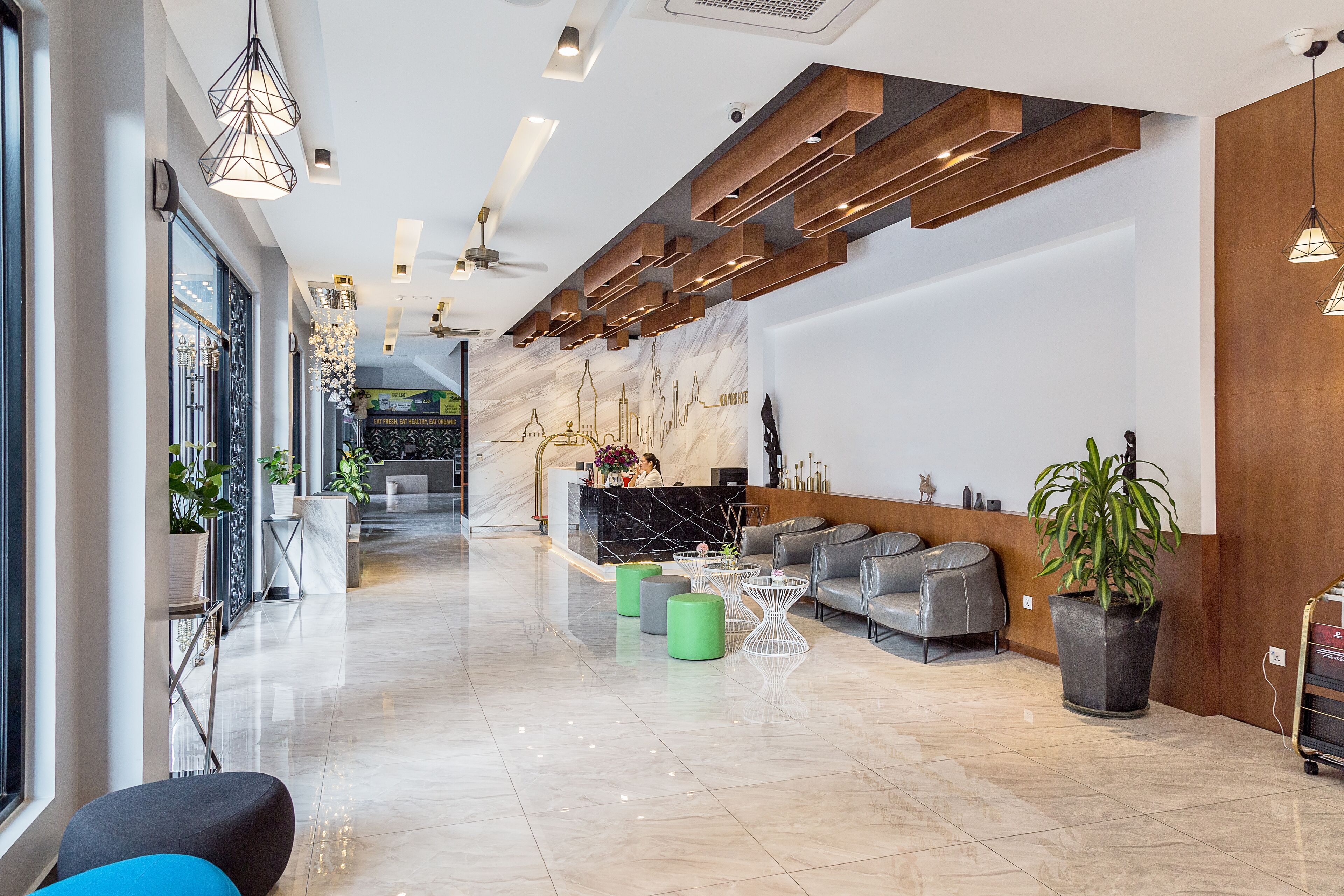 Sala de estar en el lobby