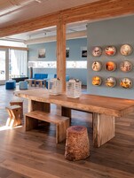 Área de estar no saguão