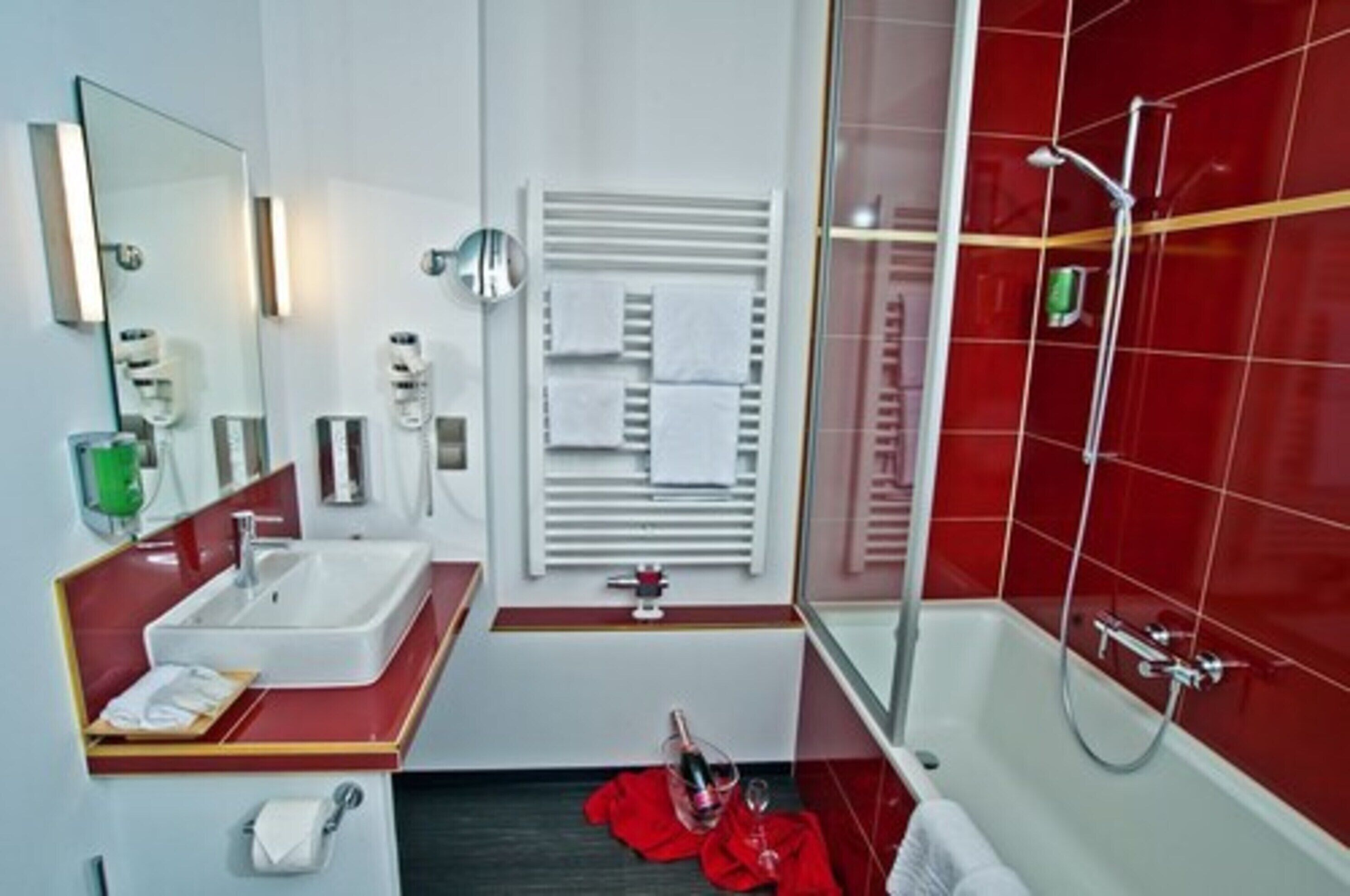 free toiletries, hair dryer, dressing gowns, slippers