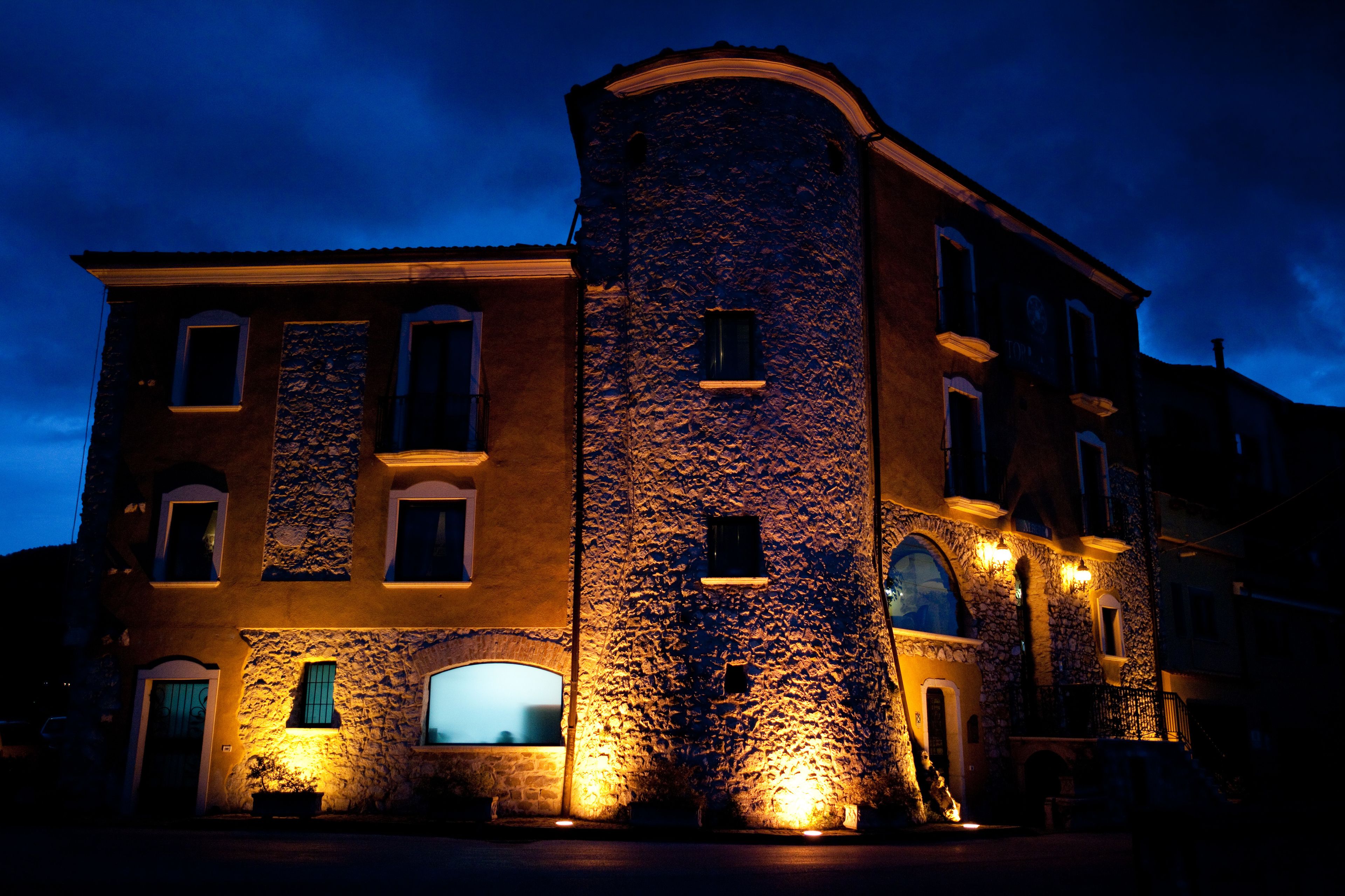 front of property – evening/night