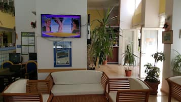 Siddeområde i lobbyen