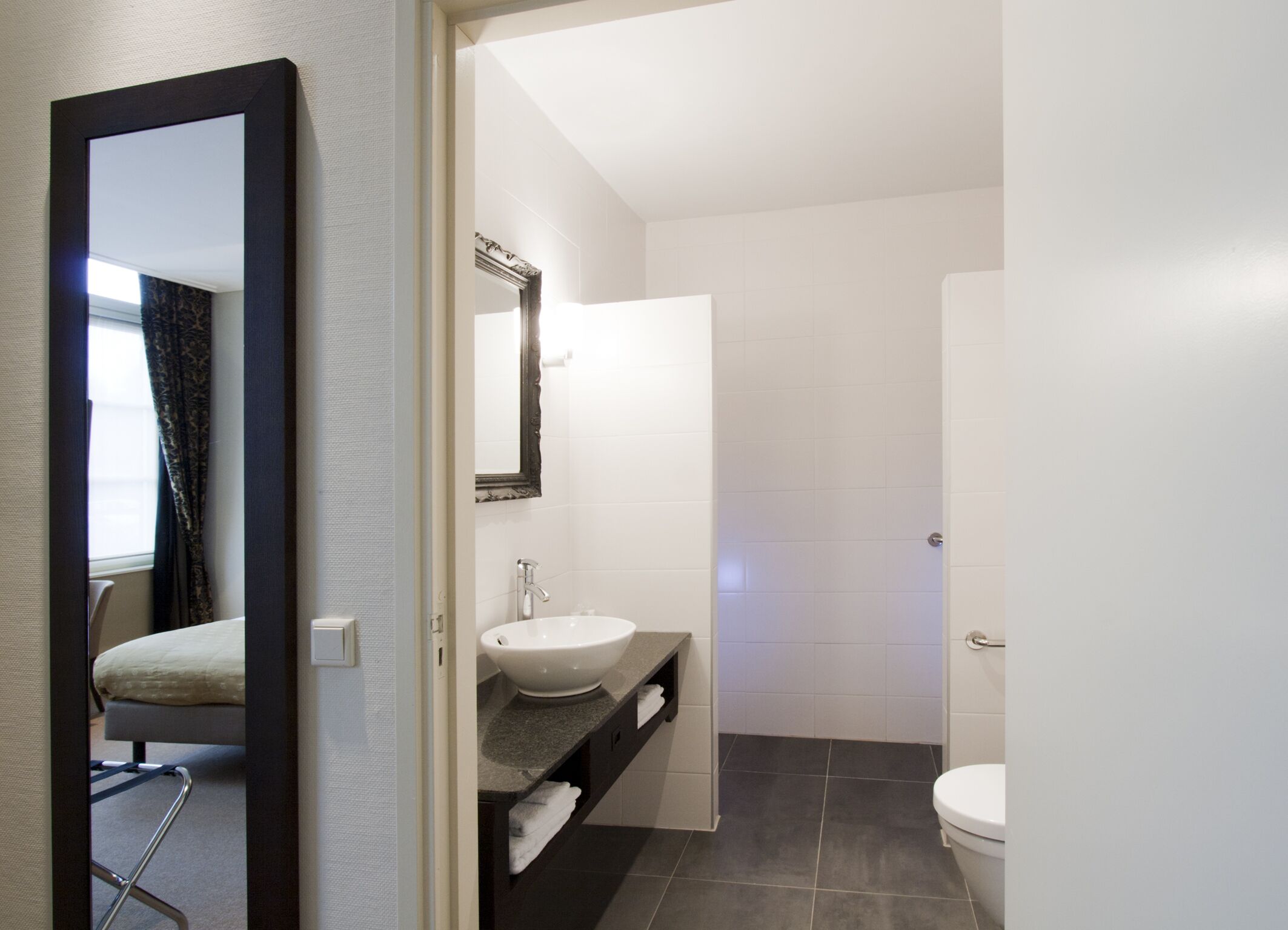 free toiletries, hair dryer, towels, soap