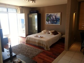 全景開放式套房 | 迷你吧、隔音、熨斗/熨衫板、免費嬰兒床