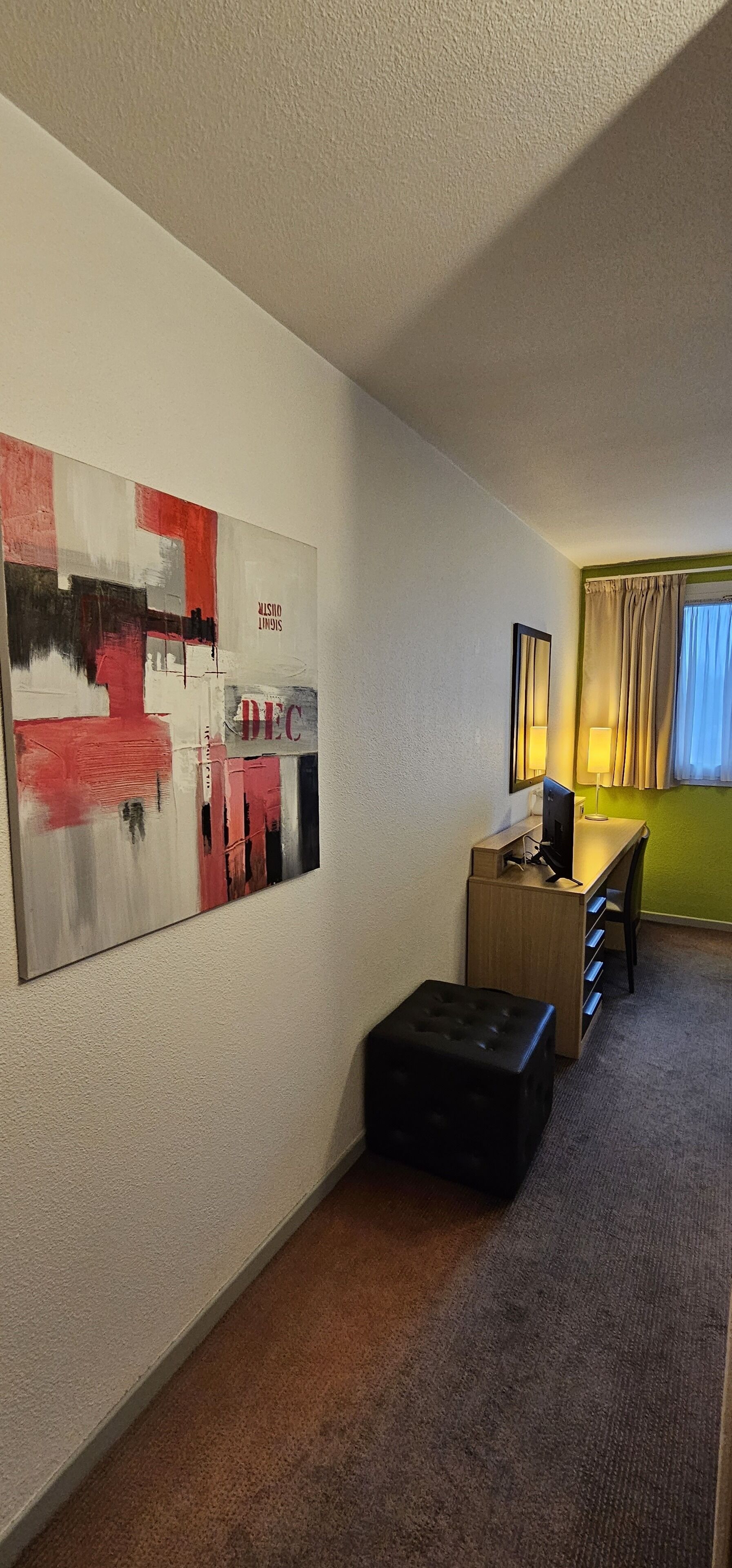 comfort double room | 1 bedroom, in-room safe, desk, blackout curtains