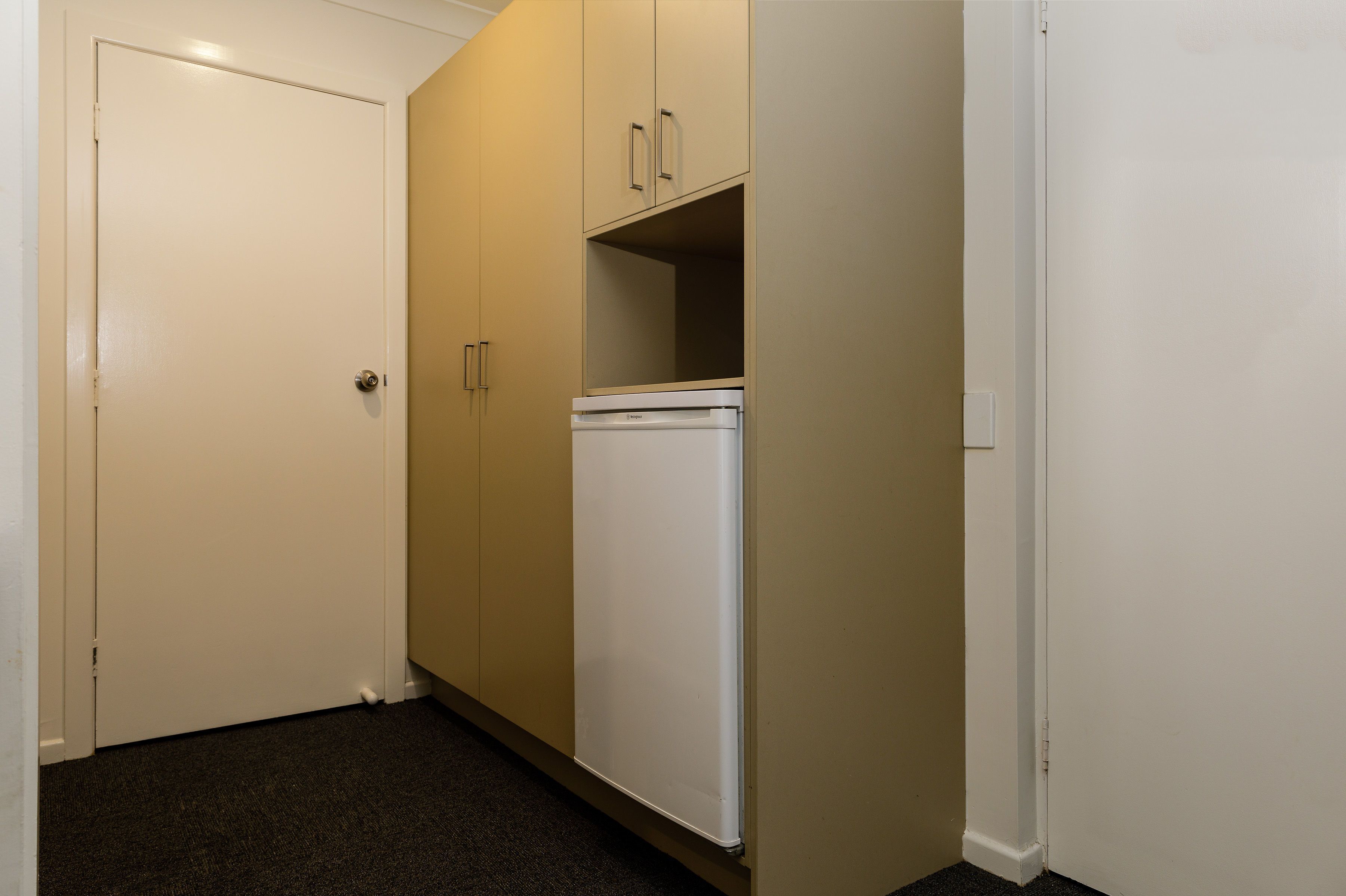 superior double room motel room | mini fridge