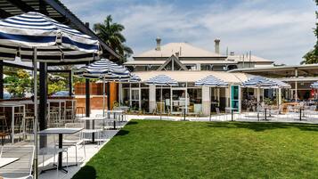 Lunch, dinner served; local cuisine, garden views