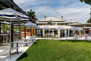 Lunch, dinner served; local cuisine, garden views