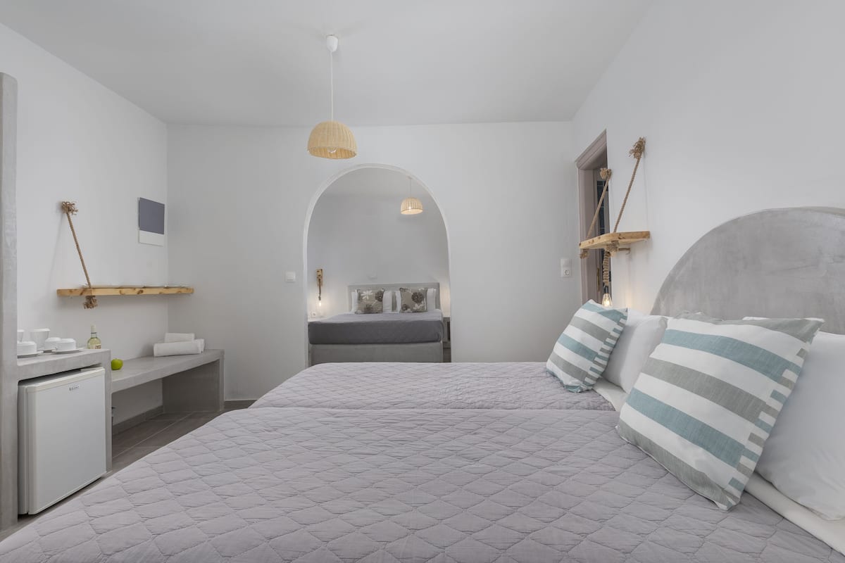 2 habitaciones y ropa de cama hipoalergénica