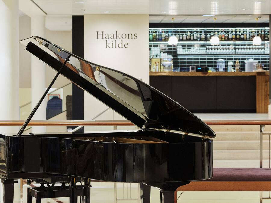 Sitteområde i lobbyen