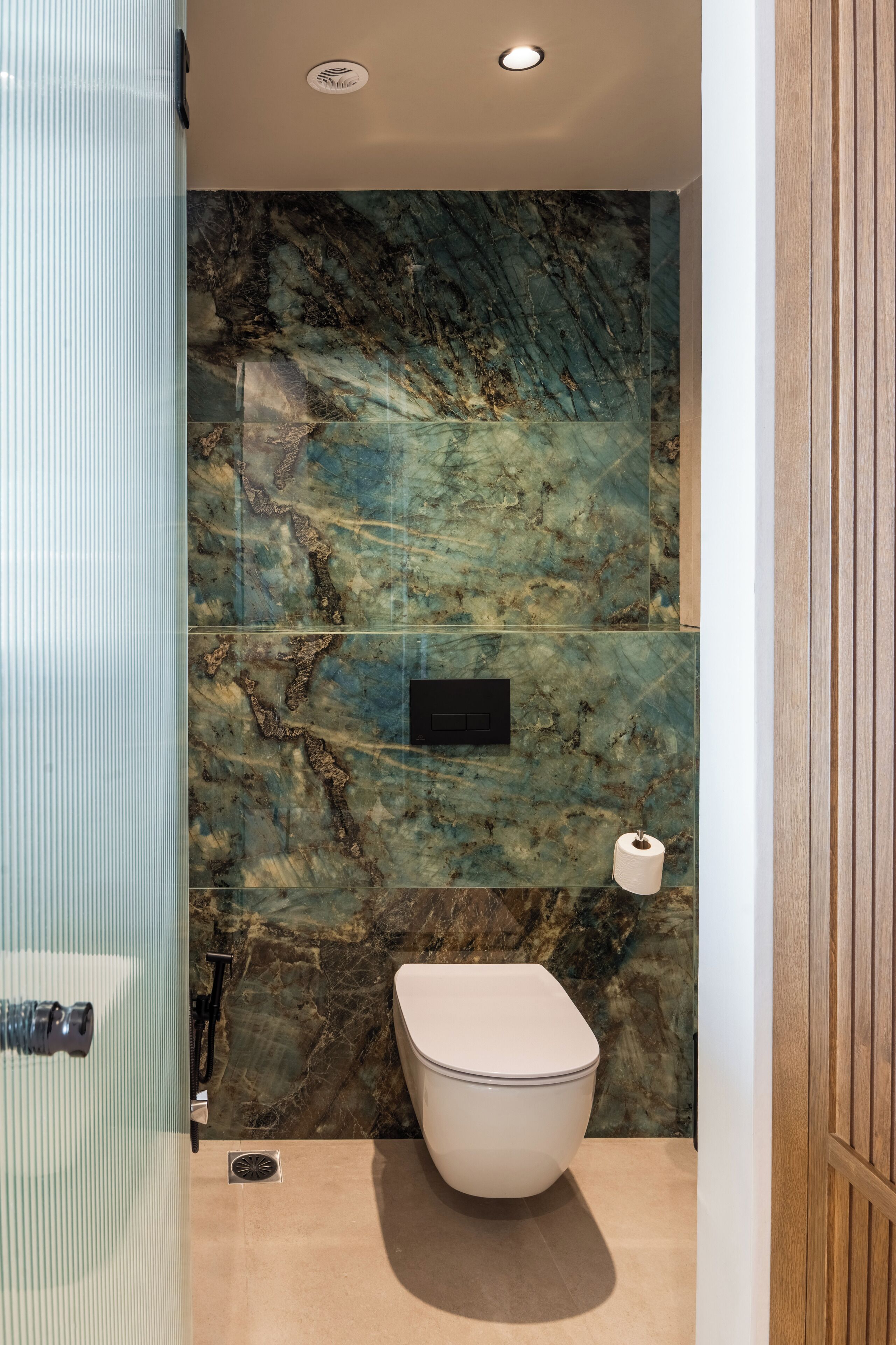 shower, rainfall showerhead, hair dryer, towels