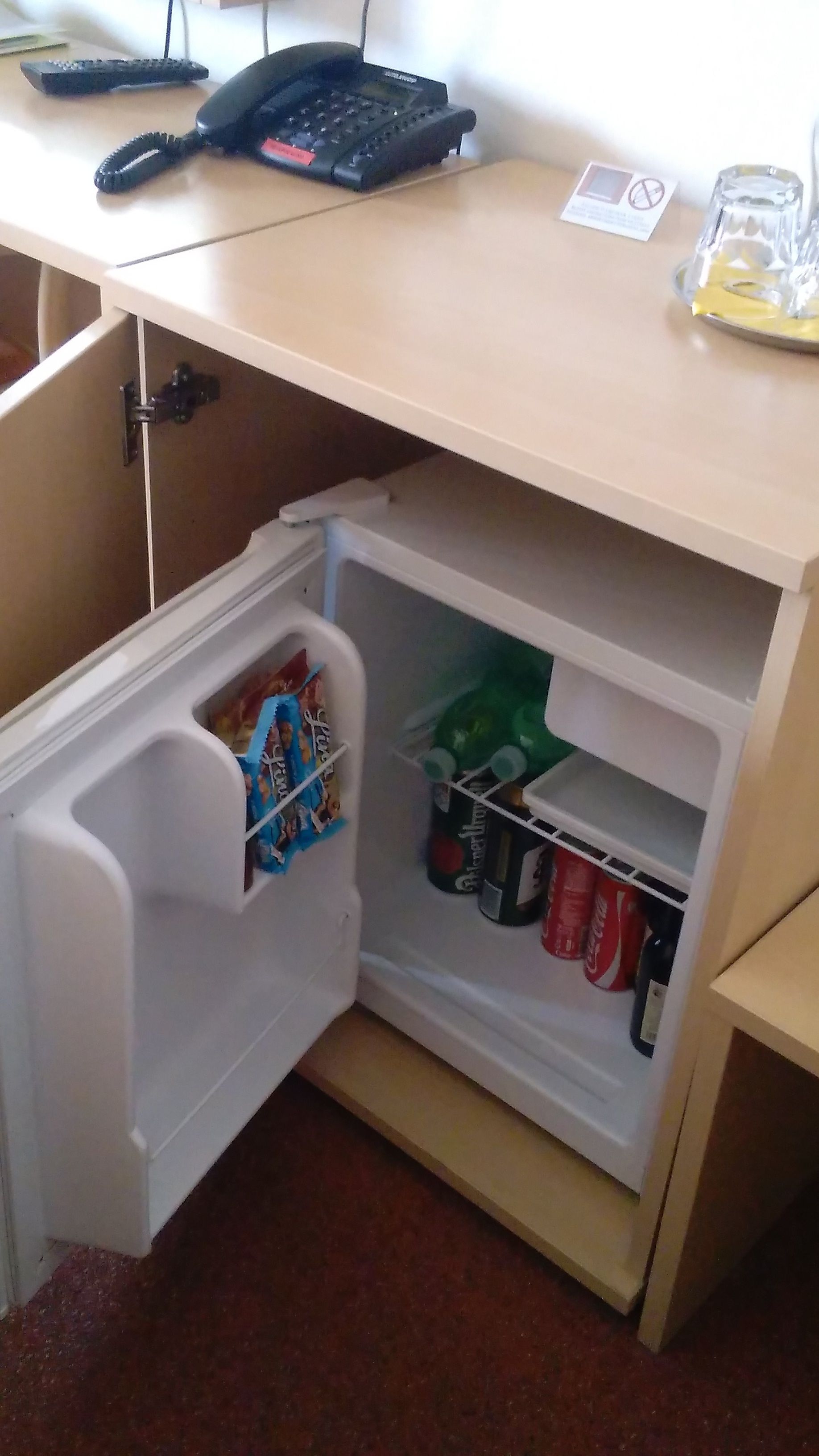 comfort double room, refrigerator | minibar