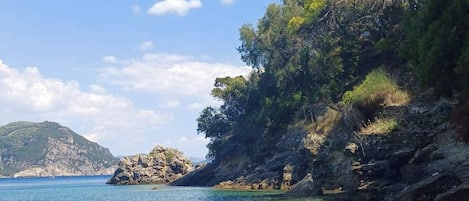 Beach nearby, rowing, fishing