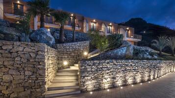 Vue depuis lâhĂ©bergement