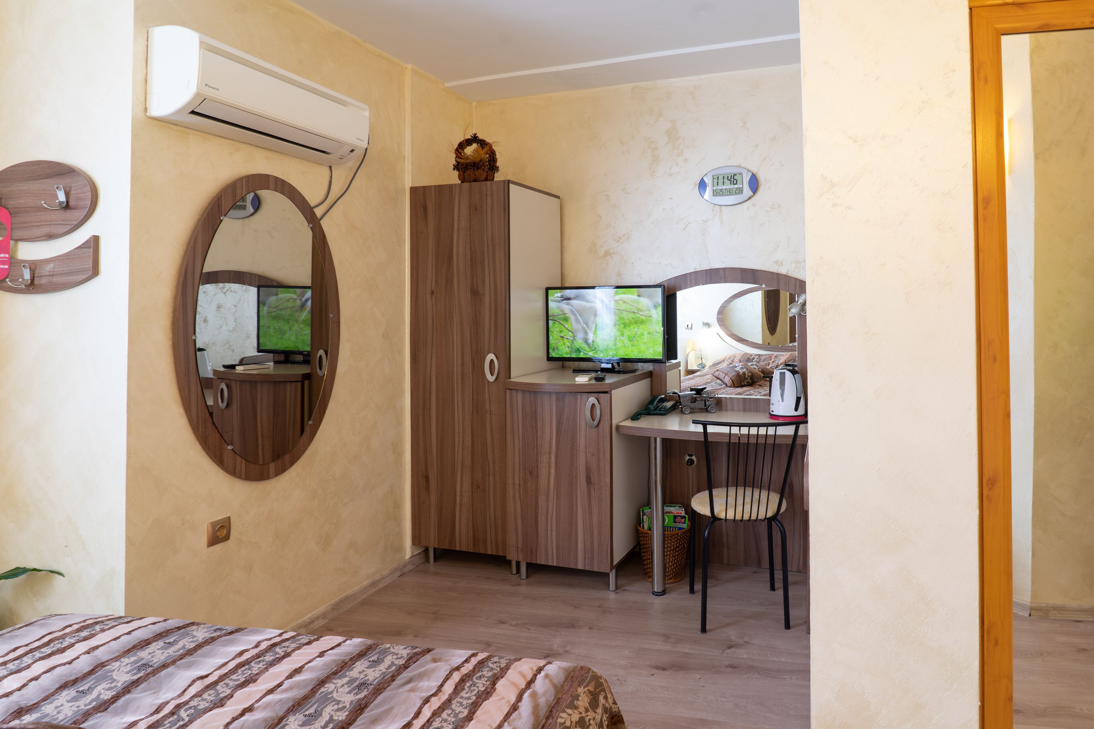 double or twin room | premium bedding, minibar, desk, iron/ironing board