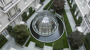 Uitzicht op de binnenplaats