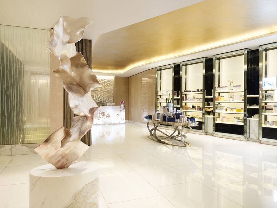 Khu tiếp tân spa