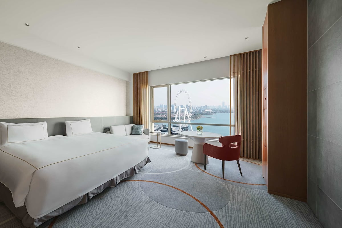 Minibar, in-room safe, blackout curtains, free cots/infant beds