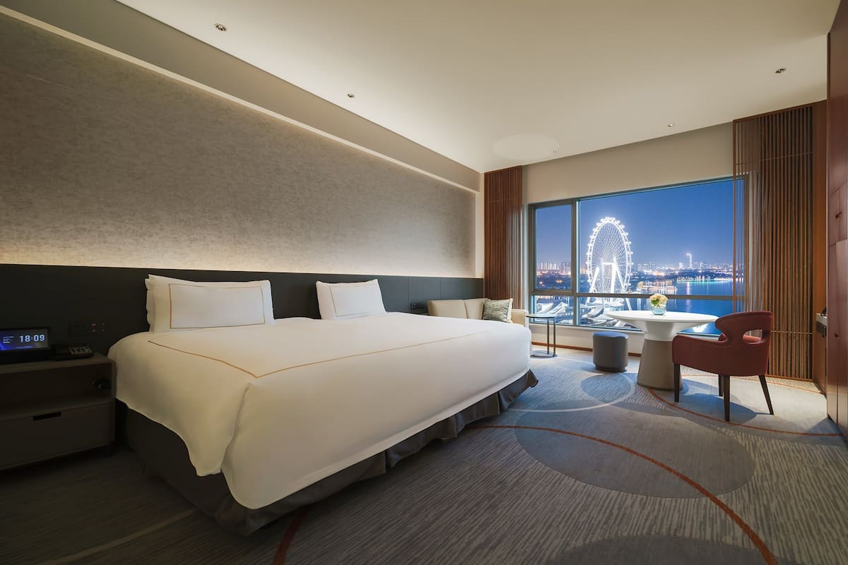 Minibar, in-room safe, blackout curtains, free cots/infant beds