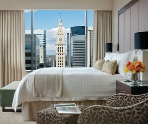 Egyptian cotton sheets, premium bedding, down duvets, pillow-top beds