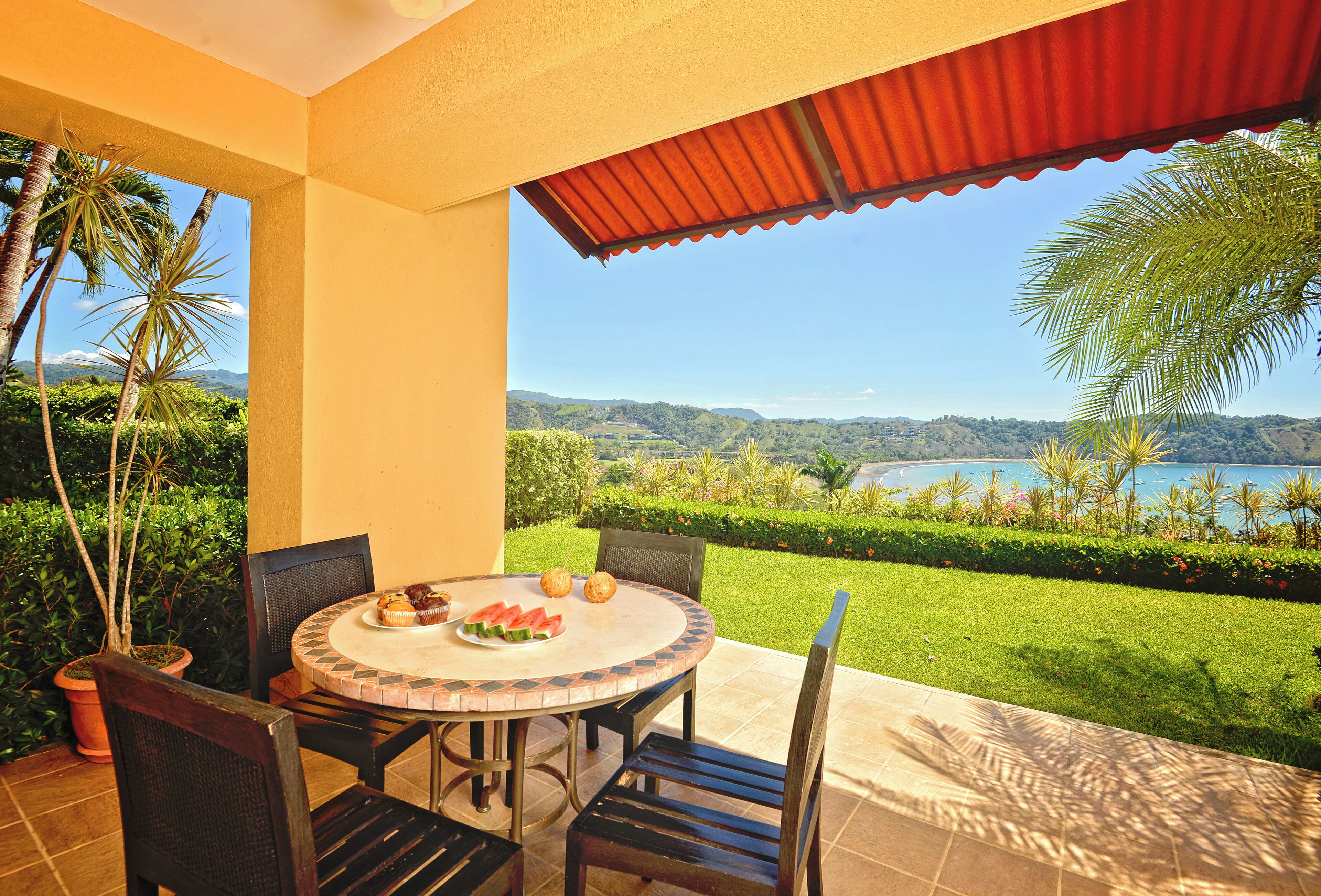 Superior appartement, uitzicht op oceaan | Terras