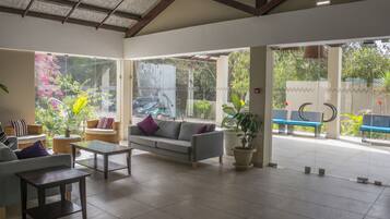 Majoituspaikan julkisivu