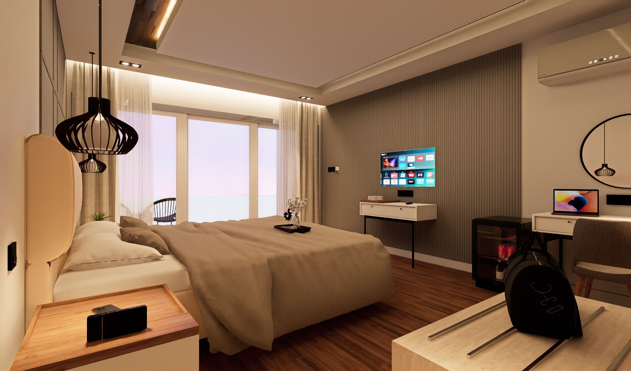 deluxe room | memory-foam beds, in-room safe, desk, free wifi