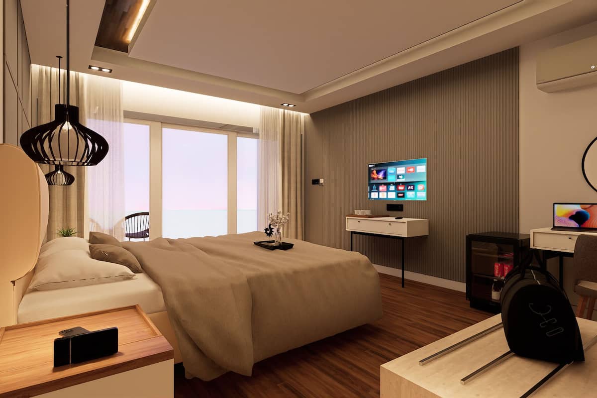 deluxe room | memory-foam beds, in-room safe, desk, free wifi