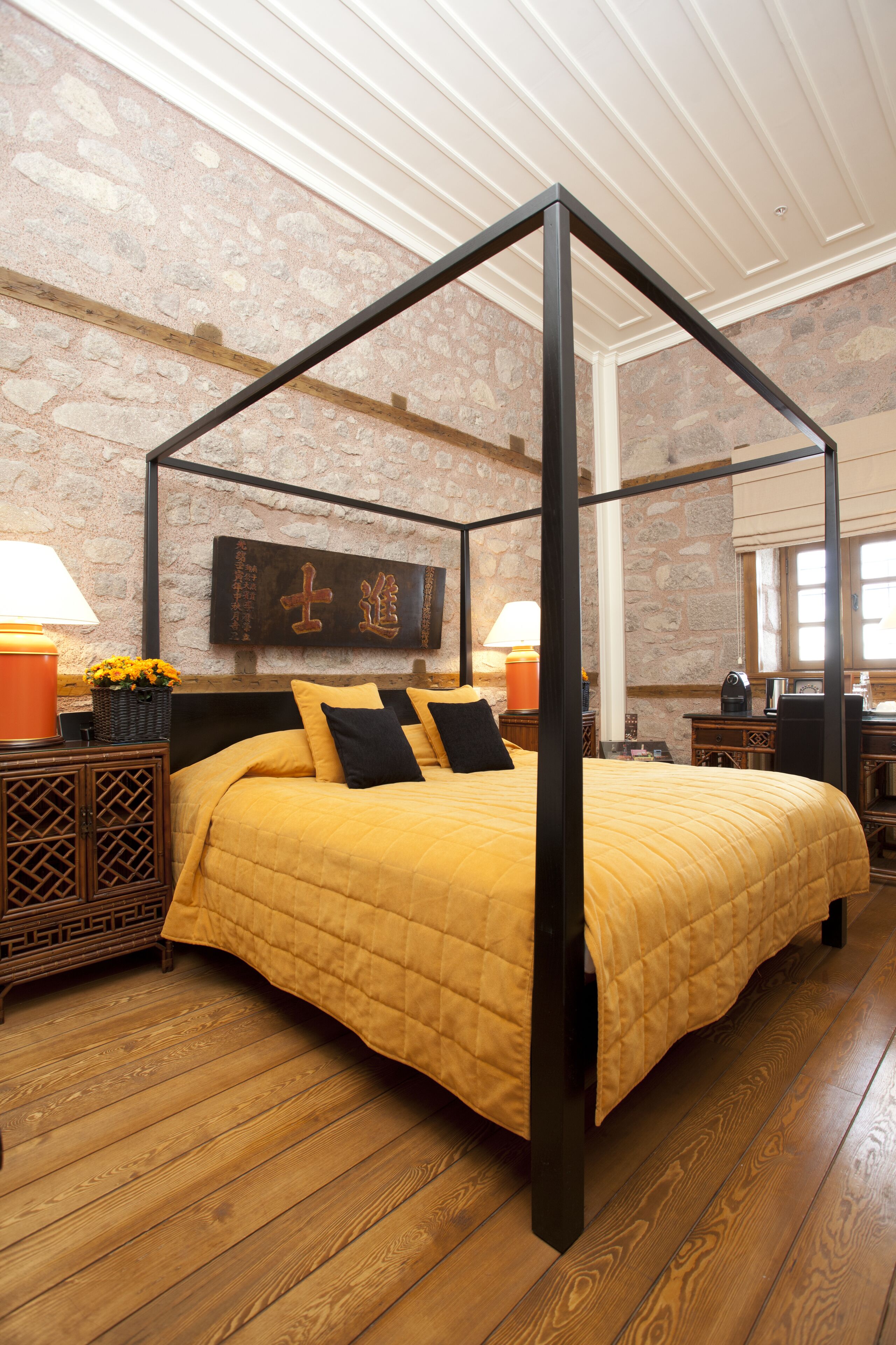 superior double room | in-room safe, individually decorated, desk, laptop workspace