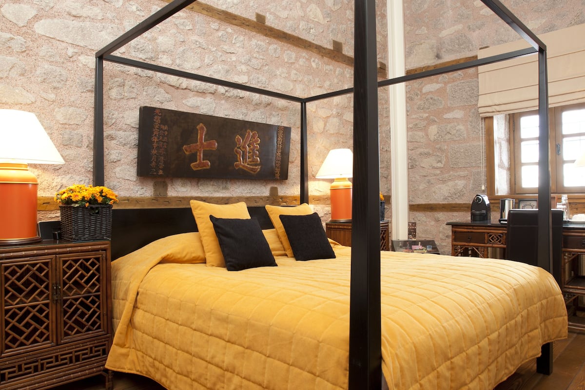 superior double room | in-room safe, individually decorated, desk, laptop workspace