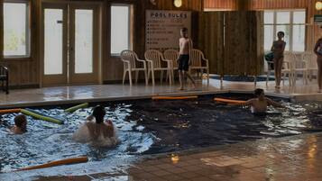 Indoor pool, seasonal outdoor pool