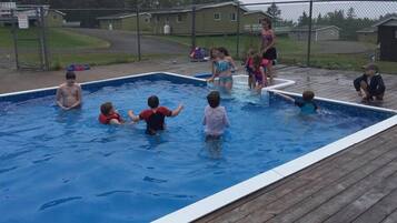 Indoor pool, seasonal outdoor pool