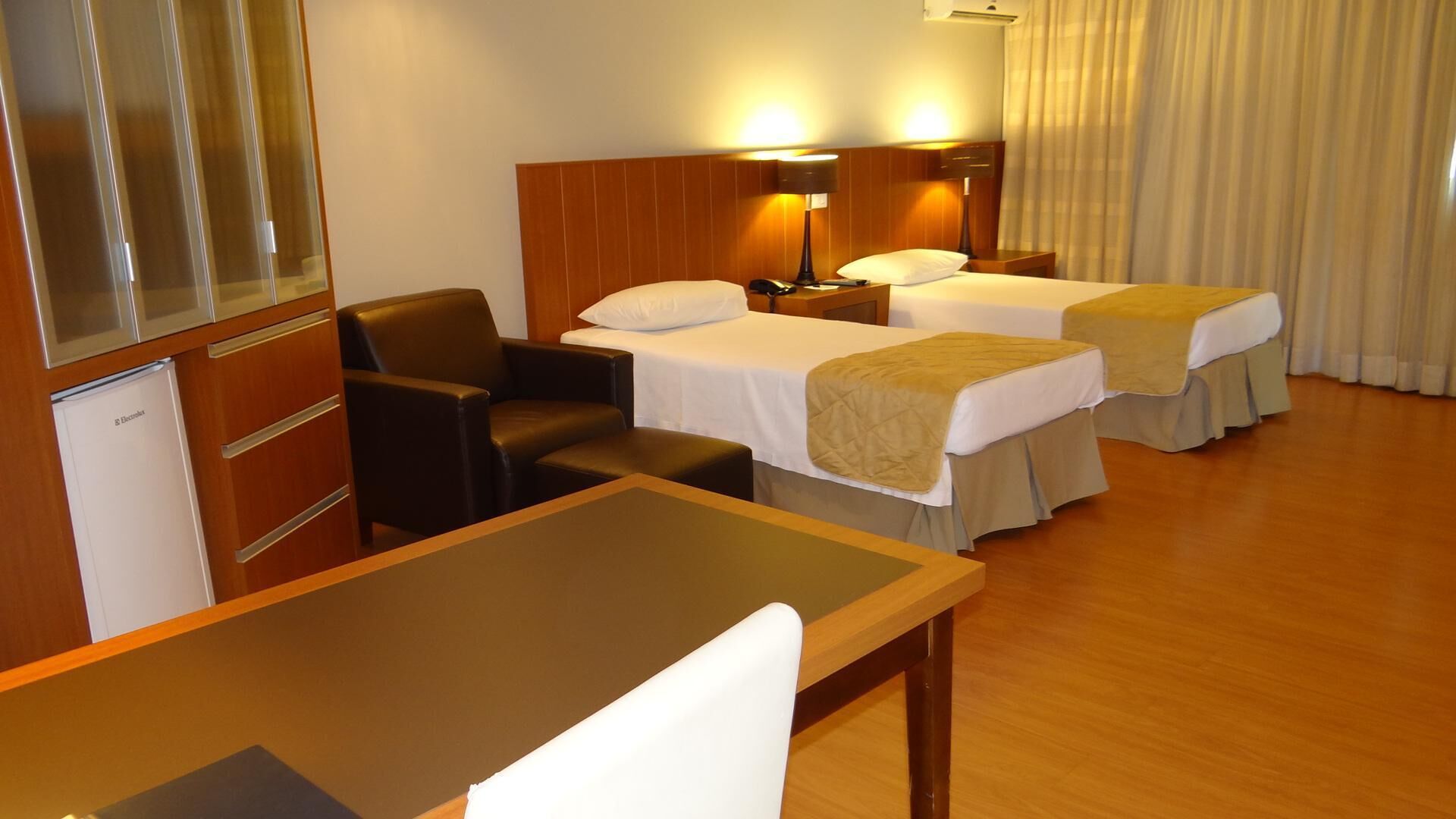 Minibar, in-room safe, desk, blackout curtains