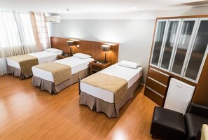 Minibar, in-room safe, desk, blackout curtains