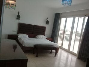 Villa, 3 slaapkamers | Lakens van Egyptisch katoen, luxe beddengoed, pillowtop-bedden