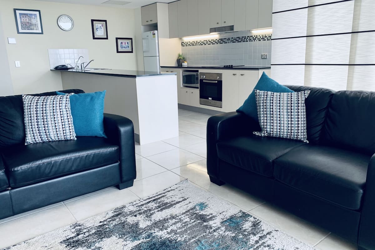 resort three bedroom ocean view apartment | private kitchen | electric kettle, dining tables